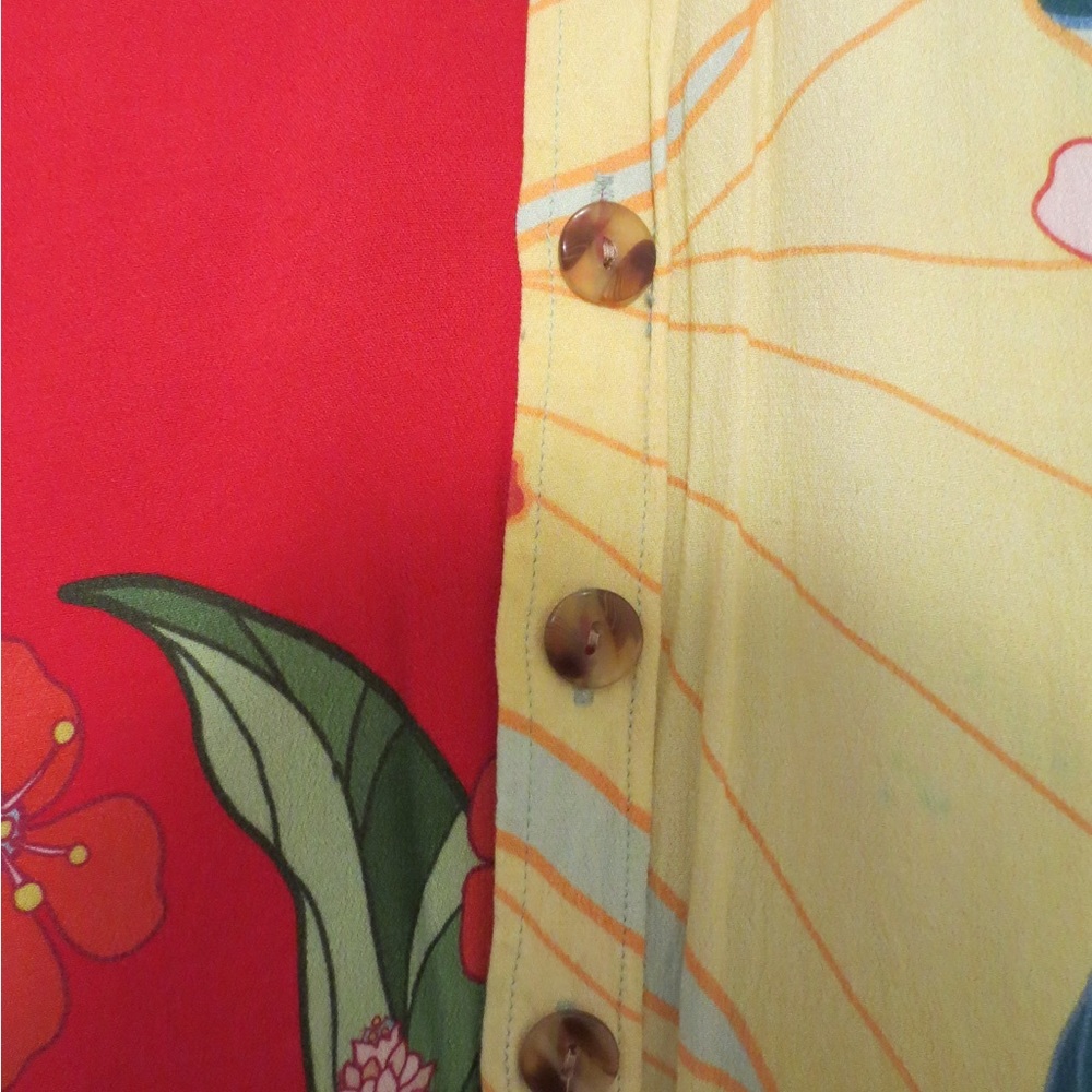 Farm Rio Button Down Collared Shirt - Picture 8 of 9